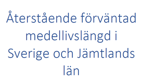 rapport medellivslängd