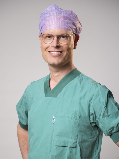 Porträttbild Henrik Kockum, överläkare för anestesi och intensivvård.
