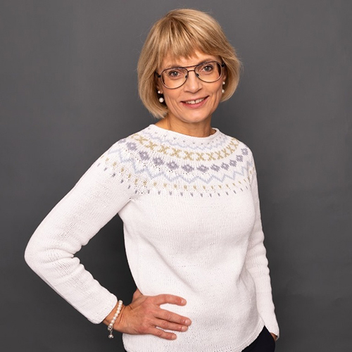 Bodil Landstad, forsknings- och utbildningsdirektör i Region Jämtland Härjedalen och moderator under Norrskenskonferensen 2026.