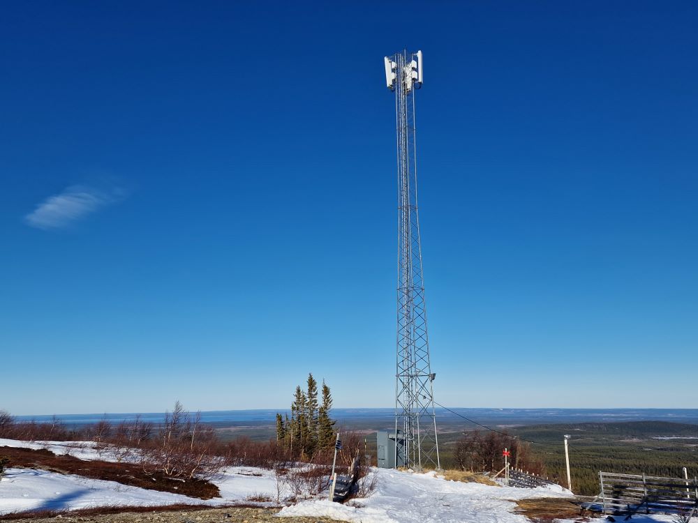 Bild på en mobilmast