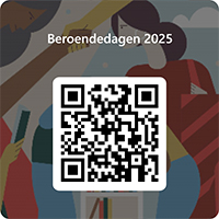 Bild på en QR-kod. Högst upp på bilden står det Beroendedagen 2025.