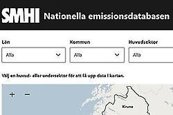 Nationella emissionsdatabasen bild