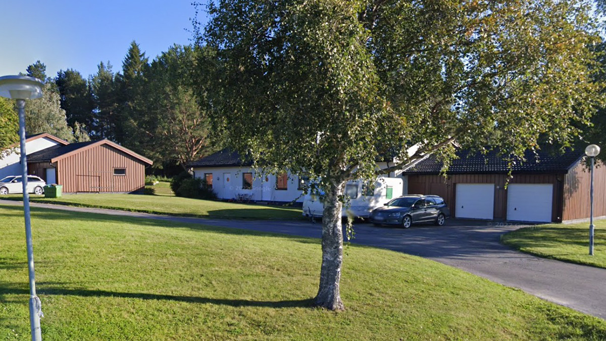 Exteriörbild av husen på Birkavägen, Ås