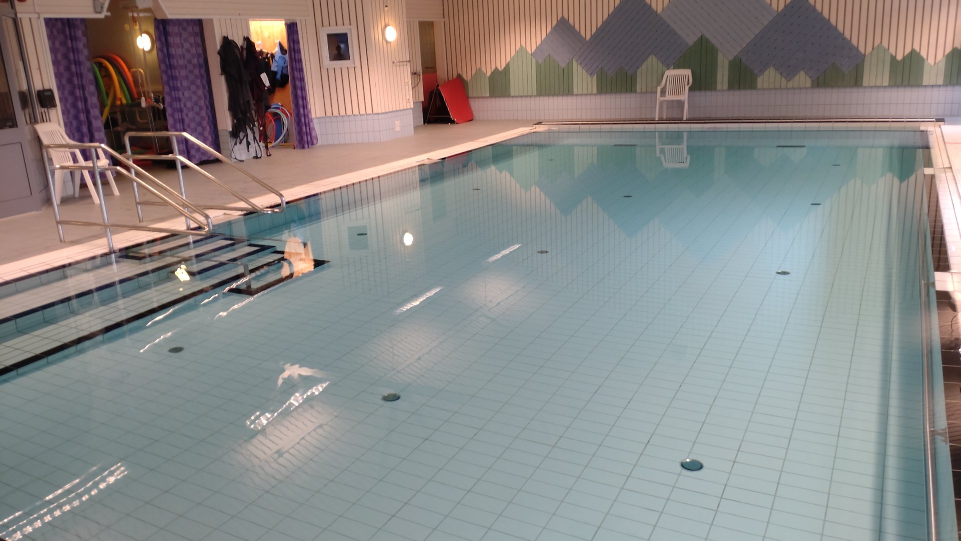 BUH:s bassäng på badet vid Frösö Strand