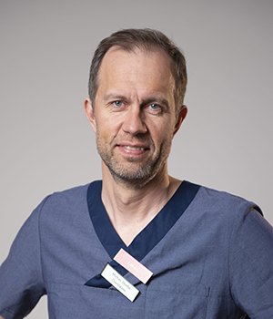 Porträttbild på en man.