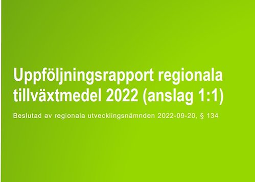 Namnet på rapporten över en grön bakgrund
