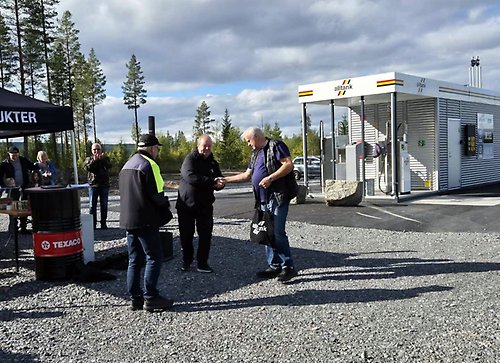 Bild på tankstationen i Kyrktåsjö