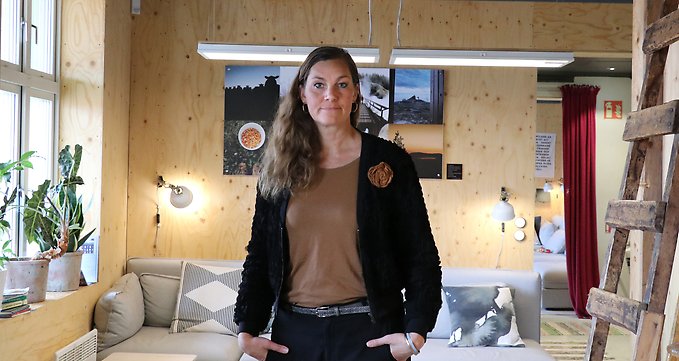 Porträttbild på företagaren Sara Carlemår.